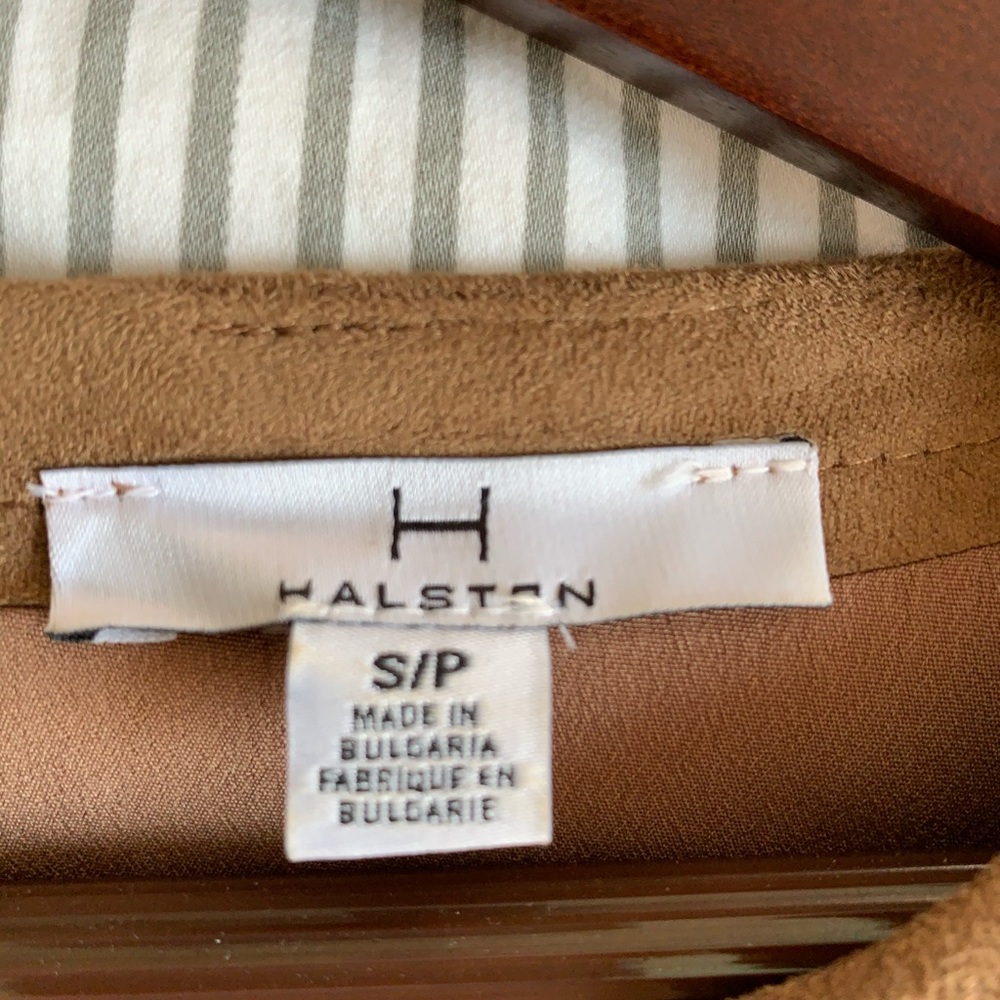 ✨ HOST PICK ✨H by Halston brown suede shift dress - Picture 4 of 7